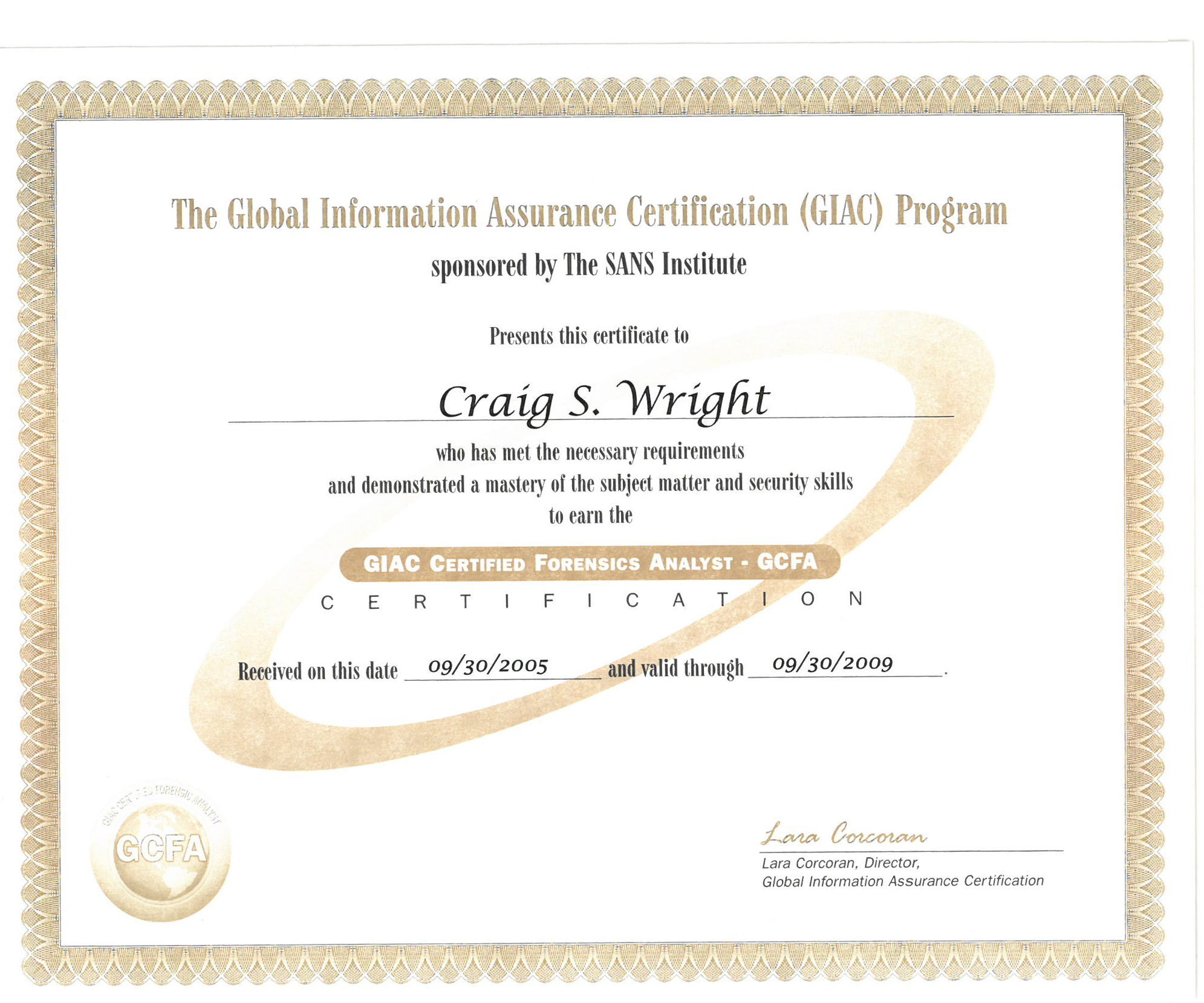 GIAC Certified Forensics Analyst - GCFA